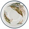AYMT22-702 - "Ландыши" Салатник фарфоровый 650мл, д15,7х7,5см, с деколью, отводка, витой кант (Китай)