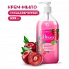 126400 - Мыло-крем жидкое "Milana" 0,5л, увлажняющее, с гипоаллергенным эффектом, дозатор, "Спелая черешня", "Grass" (Россия)