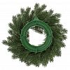 173.119 - Декоративный венок "Елка с ягодой" д29см, пластик, зеленый патина (Россия)