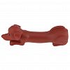  - Игрушка для собаки "Такса" 17,5х4,5х5см, с пищалкой, ПВХ, цвета микс (коричневый, бежевый, белый/черный), "Пэт тойс (Pet toys)" (Китай)