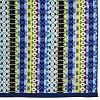 MC3005B - "Missoni-3005" Полотенце махровое 70х140см, плотность 375гр/м2, 100% хлопок, велюр, синий, Bolangde (Китай)