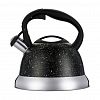 93-TEA-48 - Чайник из нержавеющей стали "Tea" 2,8л, д22см, h23,5см, s0,4мм, дно s3,25мм, со свистком, многослойное капсульное дно, пластмассовая ручка, цветная коробка, "Regent" (Китай) Подходит для всех видов плит, включая индукционную.