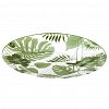 10328SLBD83 - "Джангл (Jungle)" Тарелка мелкая стеклянная д260мм, h2см, зеленый, Pasabahce (Россия)