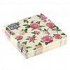25386 - Салфетки бумажные "Bouquet de Luxe" 24х24см, 3-х слойные, 25 штук в упаковке, 100% целлюлоза, "Нежные розы" (Россия)