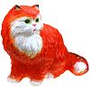  - Скульптура-фигура для сада гипсовая "Тимофей" 47х35см, рыжий (Россия)