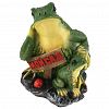 F1058    - Скульптура-фигура для сада из полистоуна "Лягушка с лягушонком" 22х30см (Россия)