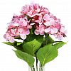 91614 - Букет "Гортензия" цвет - розовый, 52см, 5 цветков - д15х7см (Китай)