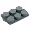 79-005 - Форма для кексов "Linea Silicone" 25х15х3см, 6 ячеек, силикон, "Regent" (Китай)