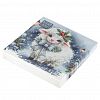 25597 - Салфетки бумажные "Bouquet Home Collection Classic" 33х33см, 3-х слойные, 20 штук в упаковке, 100% целлюлоза, "Красавица овечка" (Россия)