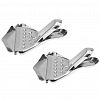 ADU400044 - Соковыжималка для лимона из нержавеющей стали, 6,6х8х3,5см, ручная, 2 штуки, в блистере (Китай)
