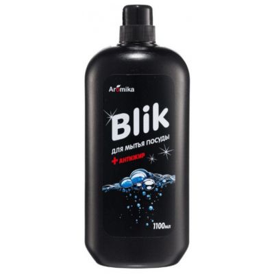 Средство для мытья посуды "Blik" 1,1л, 10х7х24,5см, антижир (Казахстан)