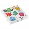 25275 - Салфетки бумажные "Bouquet Home Collection Classic" 33х33см, 3-х слойные, 20 штук в упаковке, 100% целлюлоза, "Акварельные яйца" (Россия)