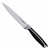 18-205 - Нож универсальный "Linea FORGIATO" 13,5см из нержавеющей стали, ширина 6см, длина 24см, толщина лезвия 2,5мм, кованная ручка с АБС пластиком, ПВХ чехол-подвес, "Regent" (Китай)