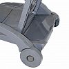 150-0008 - Шезлонг из полипропилена 186х76,5х89см, регулировка спинки: 4 положения, складная подставка для ног, подставка для напитков, ящик для хранения, на колесах д19см, max нагрузка 100кг, серый (Россия)