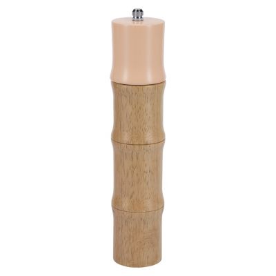 Измельчитель (мельница) для соли и перца "Linea AROMA" д5,5см, h26,3см, гевея, розовый, "Regent" (Китай)