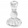 HF0640-10S - Подсвечник стеклянный "Вивьен" h10,8см, чаша д3,4см, h2см, основание д7см, в коробке (Китай)