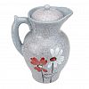ПГ016-00086913 - Кувшин керамический "Дачный" 1,4л, д13,5см, h22,5см, "Дуэт", с крышкой (Россия)