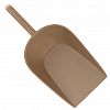 004-01 - "Садовник" Совок для сыпучих продуктов пластмассовый 1,1л, бежевый, ГОСТ Р 50962-96 (Россия)