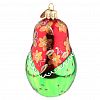 ФУП4-2430 - Елочная игрушка фигурка стеклянная "Расписная матрешка", h9,5см, ручная художественная роспись, подарочная упаковка (Россия)