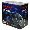 кго42а - Кастрюля с антипригарным покрытием 4л, д24см "Granit Ultra", h14см, стеклянная жаропрочная крышка, ручка из термостойкого пластика, гранитный, "Kukmara" (Россия) - можно использовать металлические кухонные принадлежности