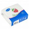 1602 - Салфетки бумажные 24х24см "Лилия", 1 слойные, 50 штук в упаковке, "Вкус лета", "Микс: Крыжовник + Клубника" (Россия)