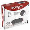 59034GREY - "Боркам (Borcam)" Форма стеклянная жаропрочная 2л, 25,6х22х6см, прямоугольная, серая пластмассовая крышкой, с ручками, цветная коробка, Pasabahce (Турция)