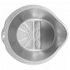 CCS3156B-24 - Миска из нержавеющей стали "Мастерица" 2л, 24х26,5х12см, д21см, со сливом, 3 уровня дна, отверстие для подвеса (Китай)