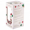 ФУ-616/1 - Елочная игрушка фигурка стеклянная "Космонавт" h11см, красный, ручная художественная роспись, подарочная упаковка (Россия)