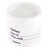 24 0306 0862 - Свеча "Sense" д7,4см, h7,4см, ароматическая "Cotton", парафин, в подсвечнике из гипса, время горения 20 часов (Россия)