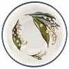 AYMT22-704 - "Ландыши" Салатник фарфоровый 1,3л, д19,8х9,5см, с деколью, отводка, витой кант (Китай)
