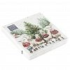 25600 - Салфетки бумажные "Bouquet Home Collection Classic" 33х33см, 3-х слойные, 20 штук в упаковке, 100% целлюлоза, "Овечки у елочки" (Россия)