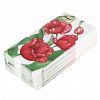 25601 - Салфетки бумажные "Bouquet Original de Luxe" 33х33см, 2-х слойные, 20 штук в упаковке, 100% целлюлоза, "Красные тюльпаны" (Россия)
