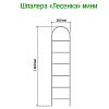  - Шпалера "Лестница мини" 1,40х0,28м, труба д1см, металл, зеленая эмаль (Россия)