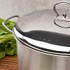 TR-17311 - Кастрюля из нержавеющей стали 8л, д26см, h16,5см, дно д24,3см, s4мм, металлическая крышка, пароотвод, капсулированное дно с алюминиевой вставкой, матовая полировка внутри и снаружи, зеркальная полировка у крышки, мерная шкала, пэт пакет, "TalleR" (Ки