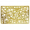 3217A - Салфетка сервировочная 30х45см "Лучи", ПВХ, золото (Китай)