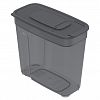 АП 1135 - Контейнер для сыпучих продуктов пластмассовый 1,4л, 17х8,5х15,5см, полипропилен, дымчатый (Россия)