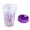 14841 - Кувшин пластмассовый "Lavender" 1,2л, д12см, h22см, с крышкой (Россия)