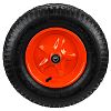 PR3012 (4,00-8'') - Колесо для тачки садовой 5009, 5009S, 5009М1, 5009MS2, ТС-100, ТС-132, пневмо, д37см, втулка: д1,2см, L9,5см (Россия)