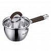НЕСОРТ - НЕСОРТ 114723 Ковш из нержавеющей стали "Truffle" 1,1л, д14см, h8,5см, s3мм, дно s0,5мм, индукционное дно д10,5см, стеклянная крышка с силиконовой вставкой, "Regent (Китай) Царапинны. Товар возврату и обмену не подлежит.