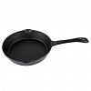 MCL2164 - Сковорода чугунная д16см, h3,5см, длина 31,5см, литая ручка, "My Real Iron Cook" (Китай)