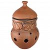 1290 - Банка для чеснока керамическая "Эмма" h21см д/горла 12,5см, молочение (Россия)