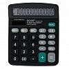 KK-837-12S/a462 - Калькулятор настольный 12х14,8х4,7см, 12 разрядов, два типа питания, цвет - черный, в цветной коробке (Китай)