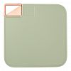 NJ-006 - "Вида Хоум (Vida Home)" Доска разделочная пластмассовая 28,2х28,2х1см, с бортами, с ручкой-подставкой, с мини-теркой 4,2х4,2см, матовый пластик, цвет - светло-зеленый, в п/эт пленке (Китай)