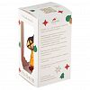 ФУ-752 - Елочная игрушка фигурка стеклянная "Ангелочек с фонариком" h10см, ручная художественная роспись, подарочная упаковка (Россия)