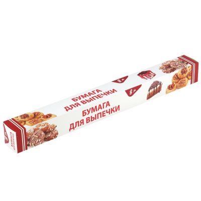 Бумага для выпечки профессиональная, ширина 38см, 8м, в коробке, "Liga Pack" (Россия)