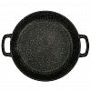 Иж2611аг - Жаровня с антипригарным покрытием 3,0л, д26см "Гранит Induction", h7см, s0,4см, литые ручки, стеклянная крышка с пароотводом, подарочная упаковка (Россия) Подходит для всех видов плит, включая индукционную.