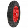 PR2416 (13''х3,25х8/16мм) - Колесо для тачки садовой 13''х3,25х8/16мм, пневмо, д33см, ширина протектора 8,2см, диск д20,3см, втулка д1,6см, ступица 9см, цвета микс (Россия)