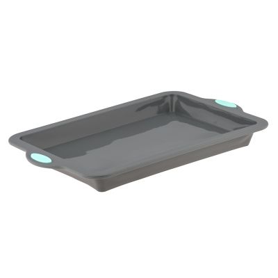 Противень силиконовый "Linea Silicone" 38х25,2х3,7см, с металлическим каркасом, прямоугольный, "Regent" (Китай)