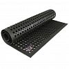REM - Коврик придверный грязесборный 120х80х1,4см, ячеистый, резиновый, предотвращает скольжение обуви на гладком полу, черный (Индия)