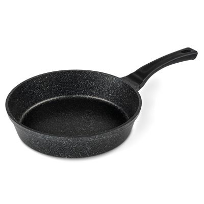 Сковорода с тефлоновым покрытием д28см "Гранит Induction Юбилейная", h7см, s0,25см, дно д23,5см, s0,3см, 3,2л, пластмассовая ручка (Россия) Подходит для всех видов плит, включая индукционную.